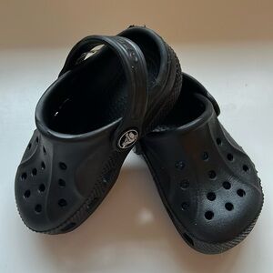 Like New Toddler Crocs Black c6